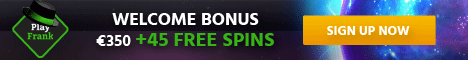 playfrank welcome bonus with no deposit free spins
