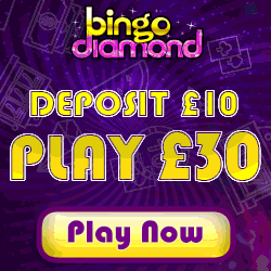 bingo diamond welcome bonus free spins