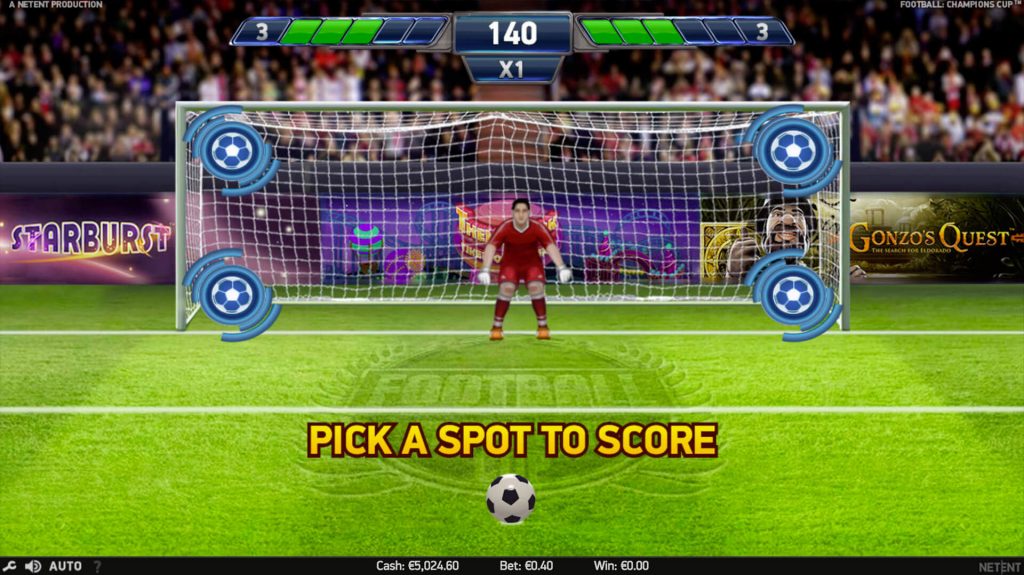 football champions cup free spins penalty shoot