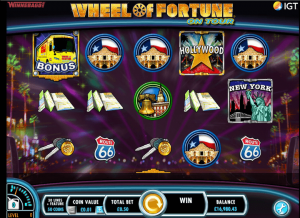 whell of fortune on tour free spins no deposit