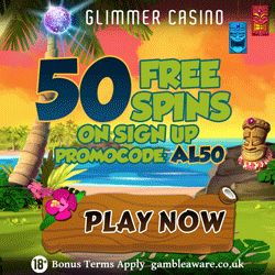 glimmer casino aloha cluster pays no deposit bonus codes