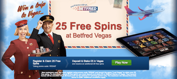 betfred casino no deposit bonus