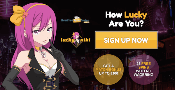 luckyniki casino wager free spins