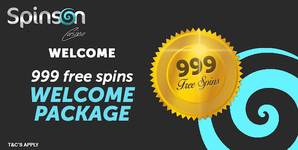 spinson casino 999 free spins bonus