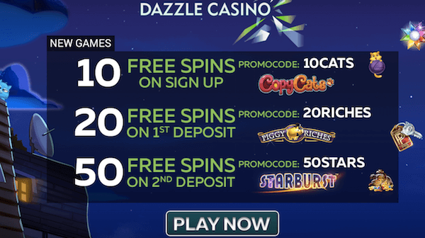 dazzle casino no deposit bonus