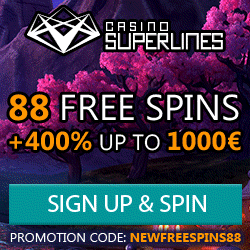 Superlines Casino Free Spins no deposit on Great 88 ...