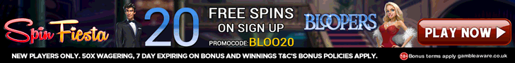 spin fiesta casino free spins no deposit on bloopers