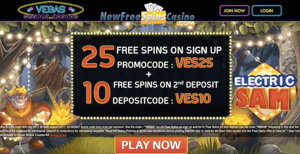 vegas mobile casino no deposit bonus