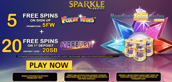sparkle slots casino no deposit bonus