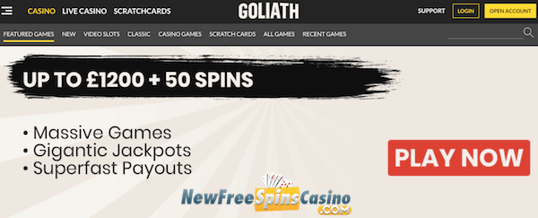 goliath casino no deposit bonus