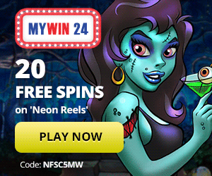 MyWin24 Casino 20 FS No Deposit