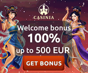 Casinia Casino Welcome Deposit Bonus