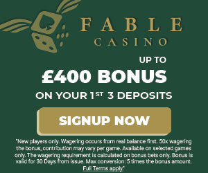 Fable Casino Welcome Deposit Bonus