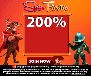 Spin Fiesta Casino First Deposit Bonus