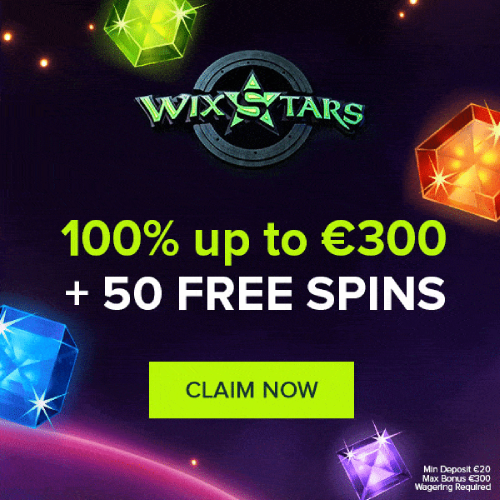 Wixstars Casino Welcome Bonus