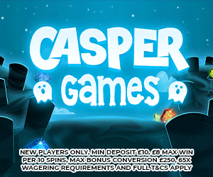 Casper Casino Games Welcome Bonus
