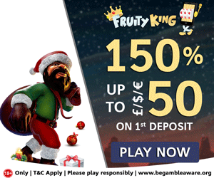Fruity King Casino Christmas Bonus