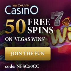 Calvin Casino No Deposit Bonus