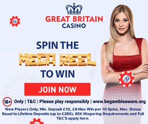 Great Britain Casino Welcome Bonus