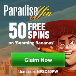 ParadiseWin Casino Free Spins No Deposit